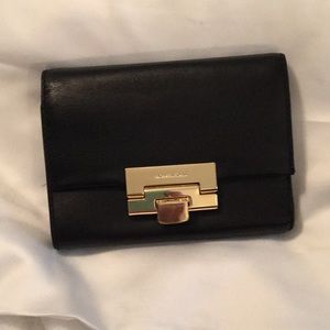 Michael Kors black soft leather wallet